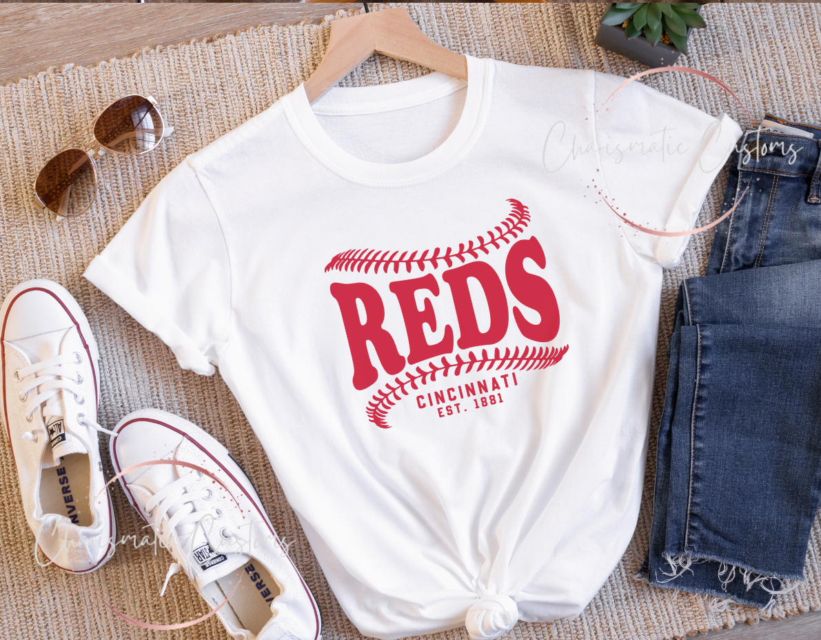 Cincinati Reds Est 1881 Vintage Baseball Fan Unisex Shirt - T