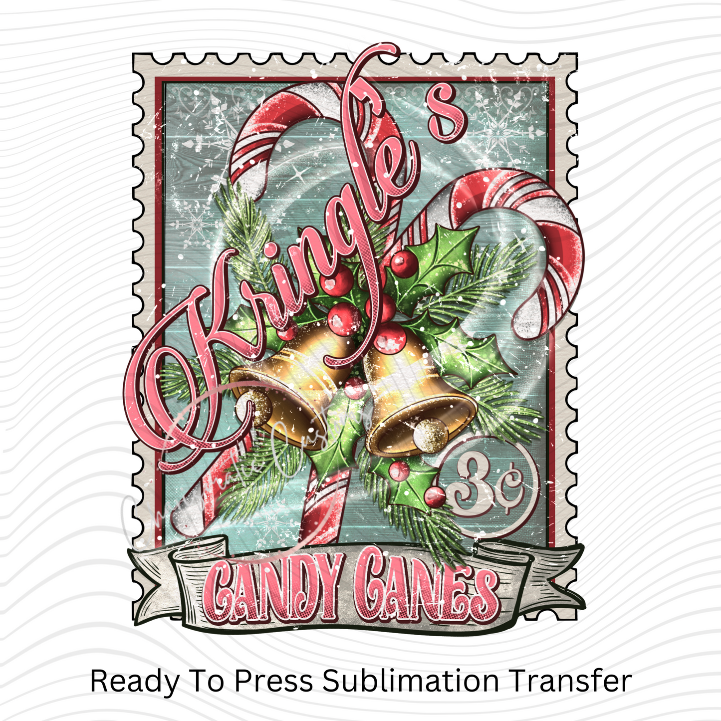 Kringle Ready to Press Sublimation Print Transfer