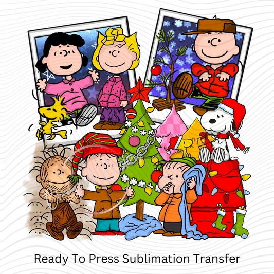 Charlie Brown  Ready to Press Sublimation Print Transfer