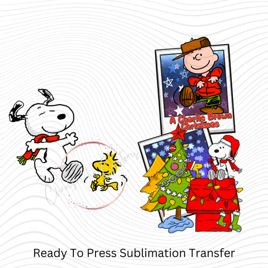 Charlie Brown 2 Ready to Press Sublimation Print Transfer