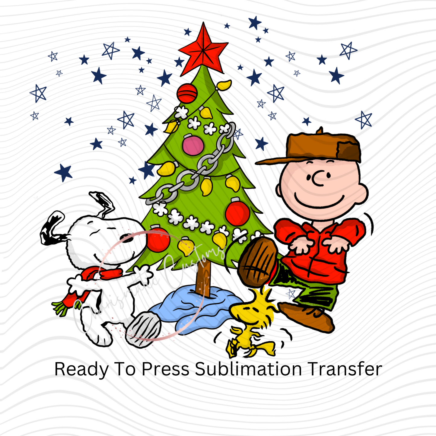 Charlie Brown  Ready to Press Sublimation Print Transfer