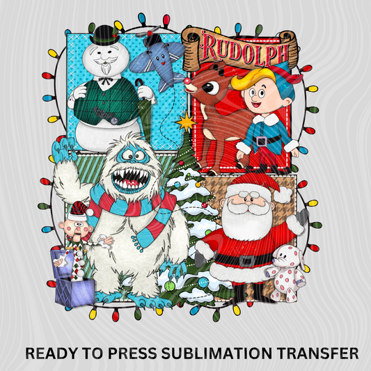 Rudolph  NEW DROP- Ready to Press Sublimation Print Transfer