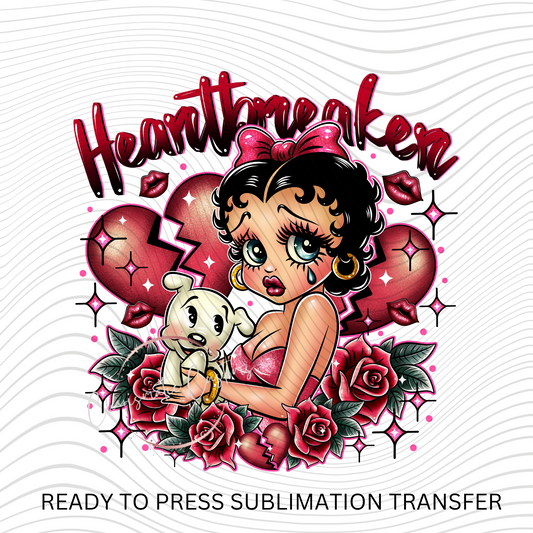 Heartbreaker  Ready to Press Sublimation Print