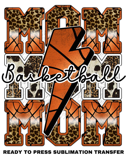 Basketball Mom Ready to Press Sublimation Transfer