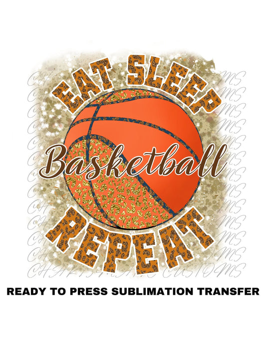 Basketball Mom Ready to Press Sublimation Transfer