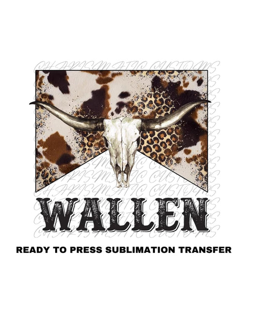 Wallen Ready to Press Sublimation Print Transfer