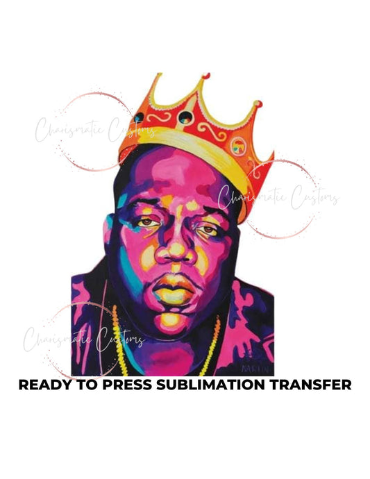 Biggie Ready to Press Sublimation Print Transfer