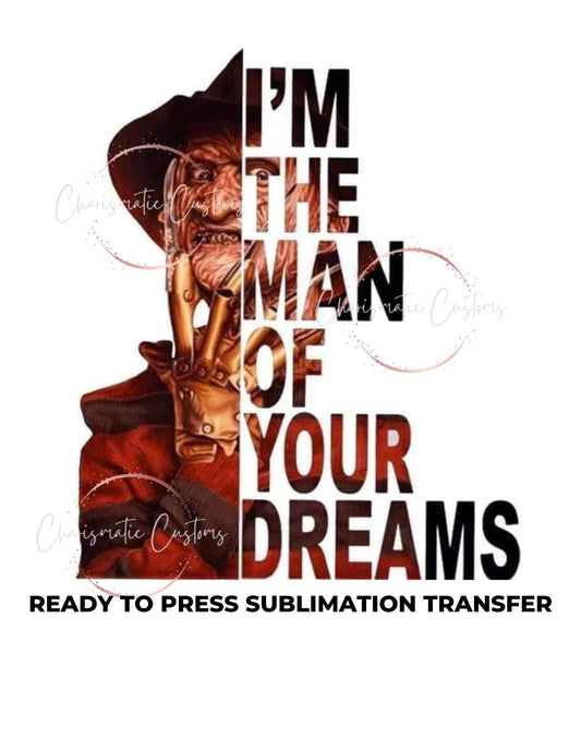 Freddie Ready to Press Sublimation Print Transfer