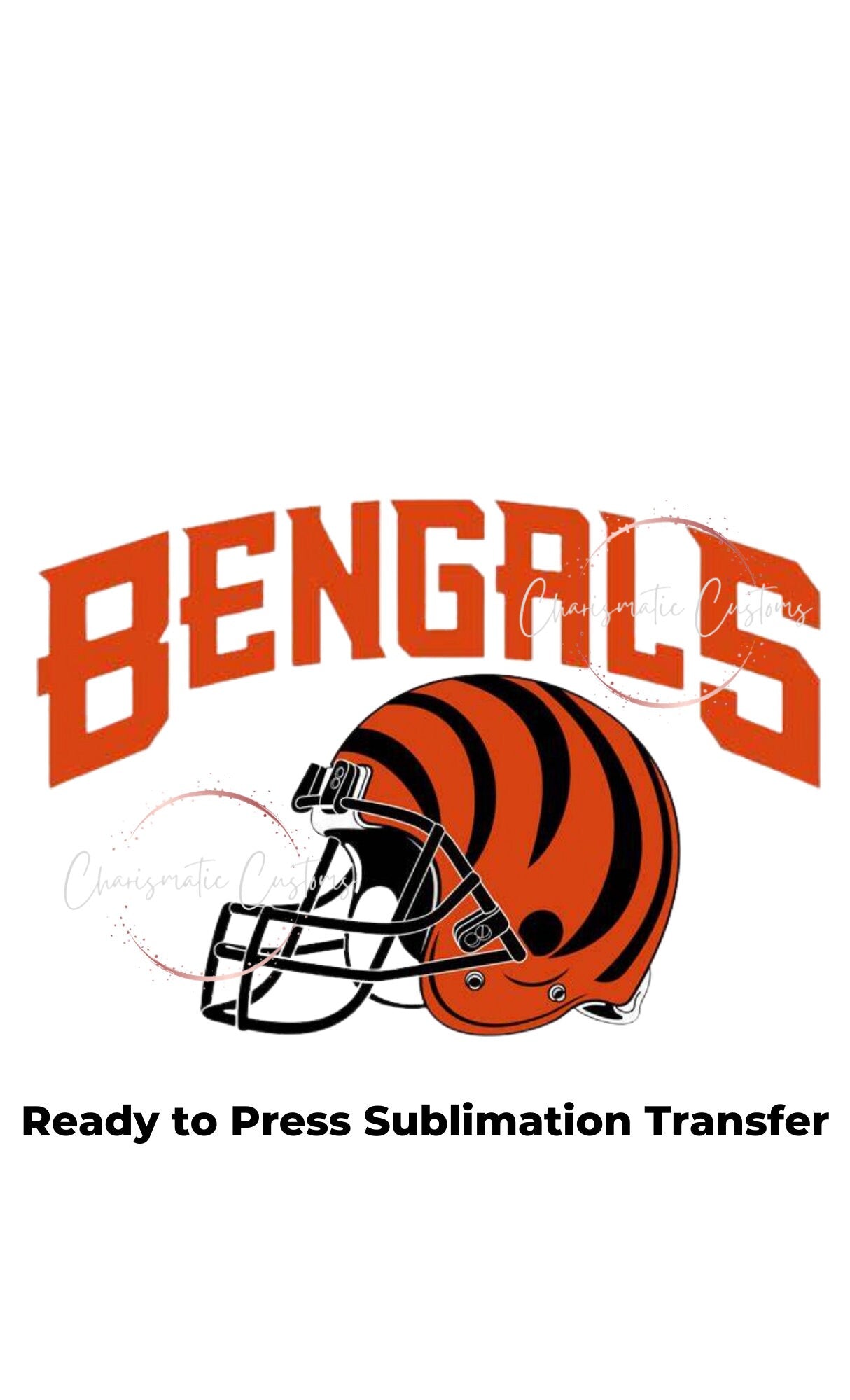 Bengals Ready to Press Sublimation Print Transfer