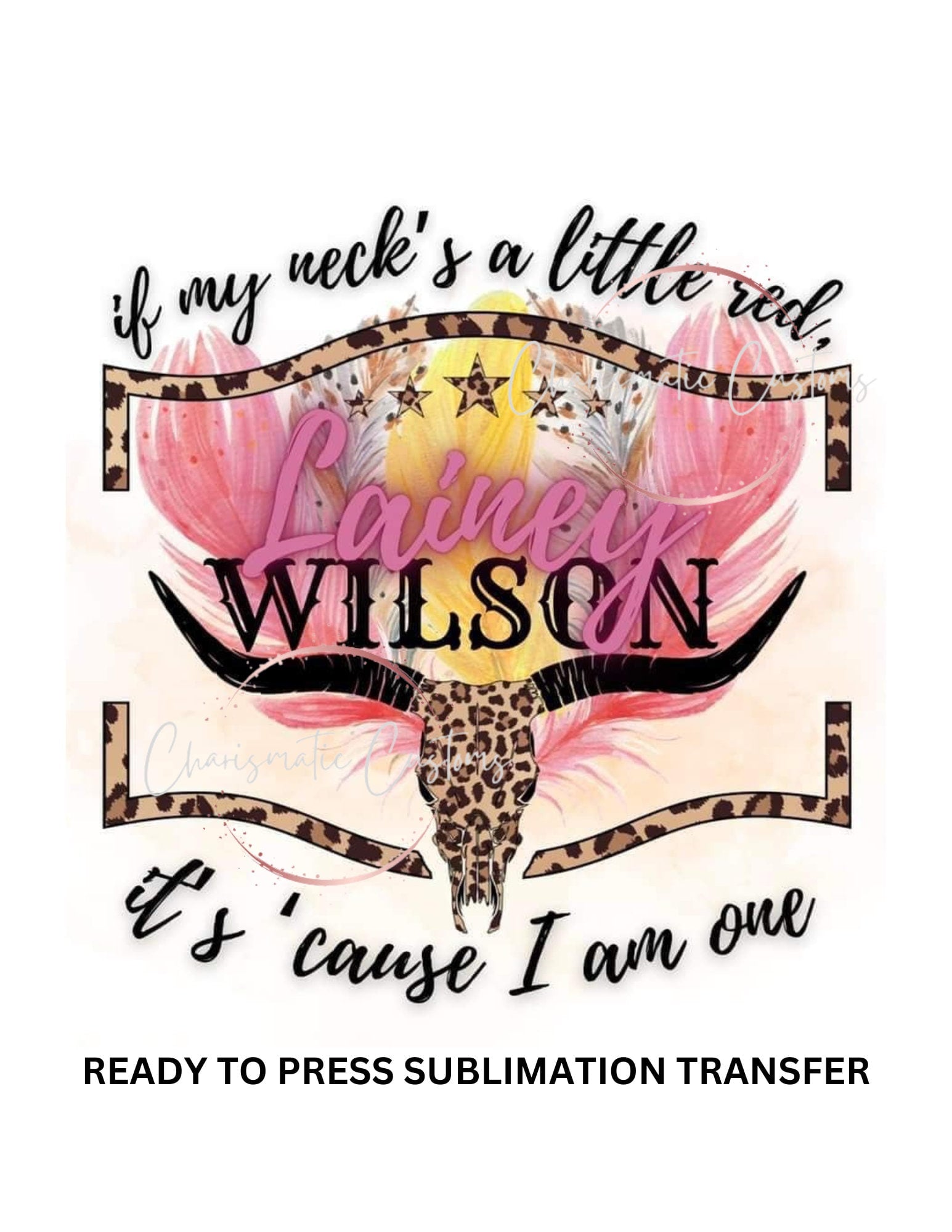 Lainey Ready to Press Sublimation Print Transfer