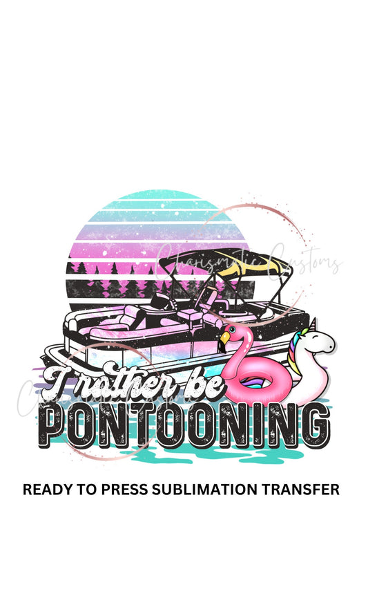 Pontooning Retro NEW DROP - Ready to Press Sublimation Print Transfer