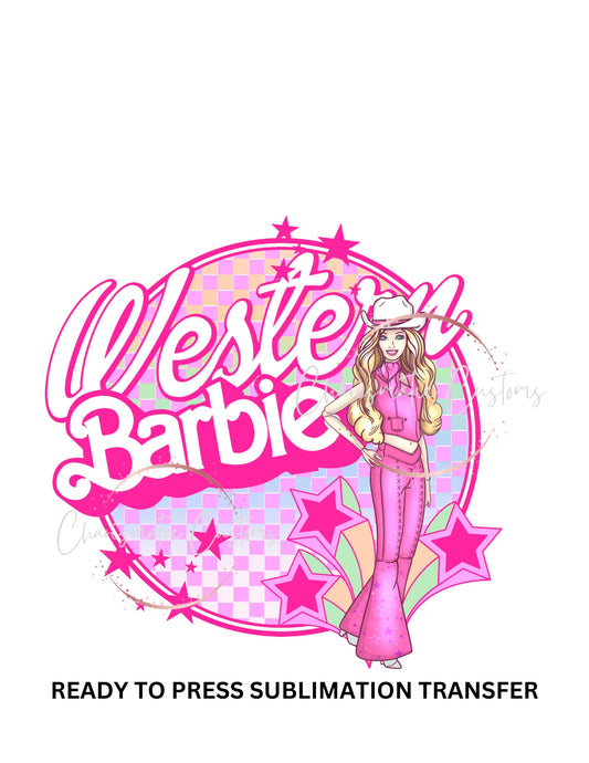 Western barbie pinks, boho, county - NEW DROP- Ready to Press Sublimation Print Transfer