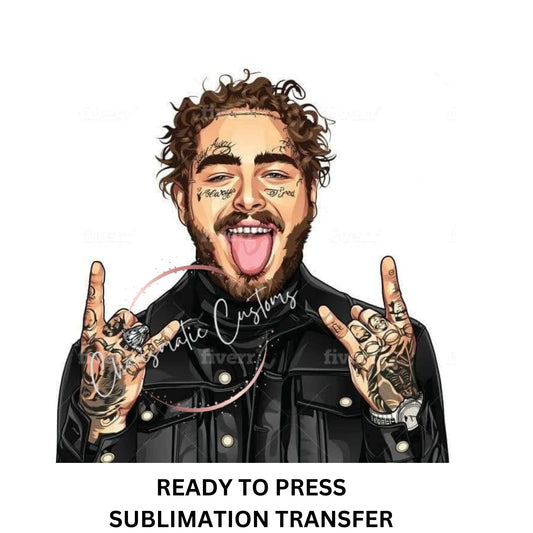 Posty tattoos - NEW DROP- Ready to Press Sublimation Print Transfer