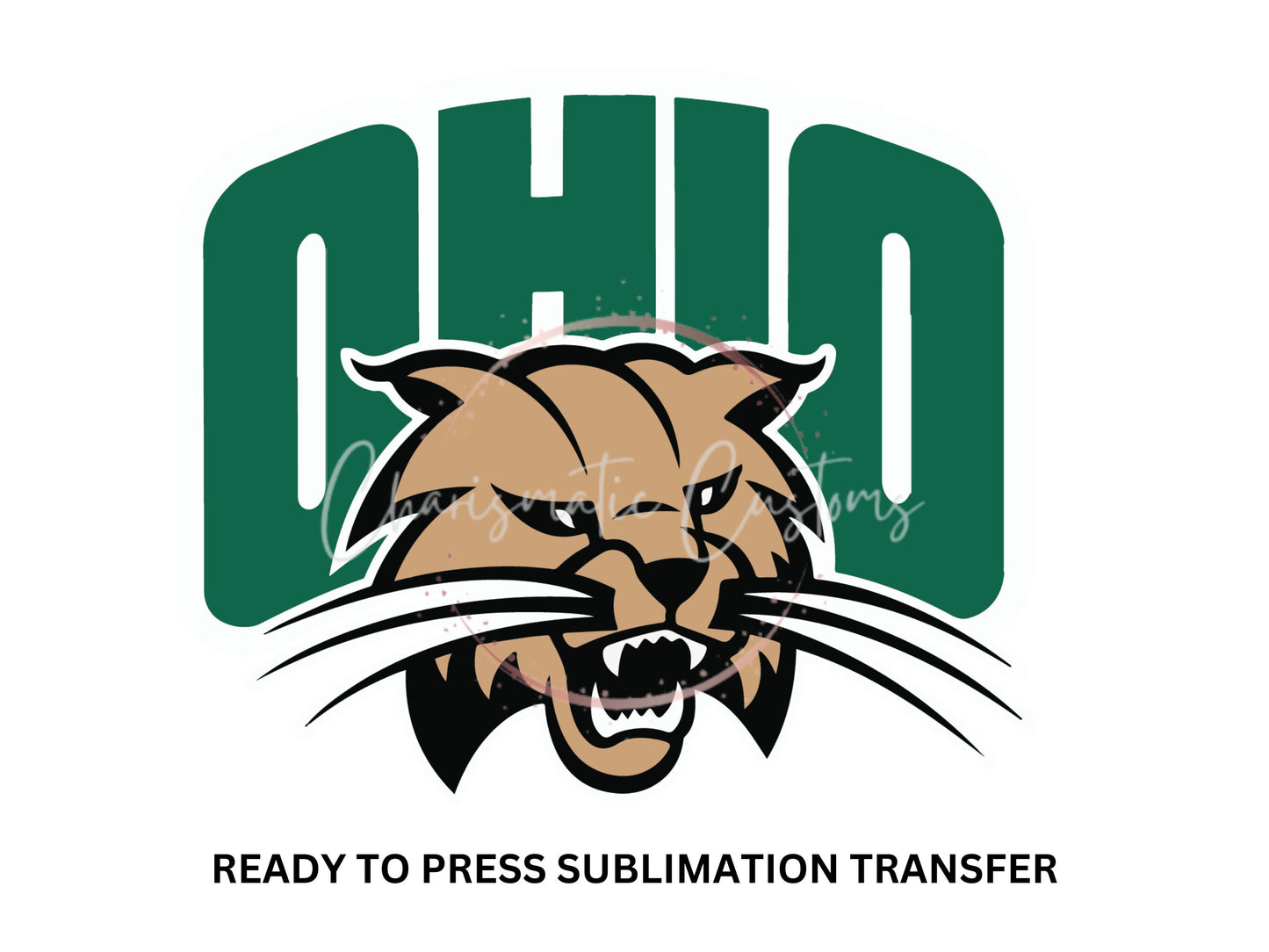 Ohio - Bobcats - NEW DROP- Ready to Press Sublimation Print Transfer